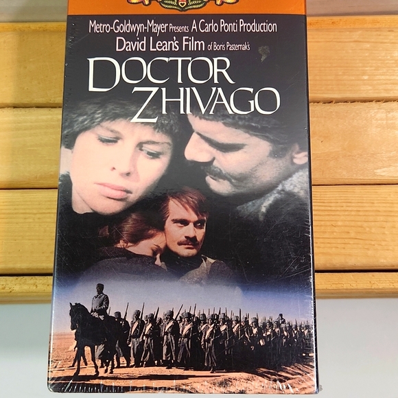 2/$20💥 DOCTOR ZHIVAGO VHS Deluxe Double Tape Set [1988] Factory Seal - Picture 2 of 7